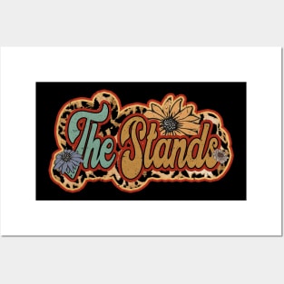 Stands Proud Name Personalized Retro Flowers Beautiful Posters and Art